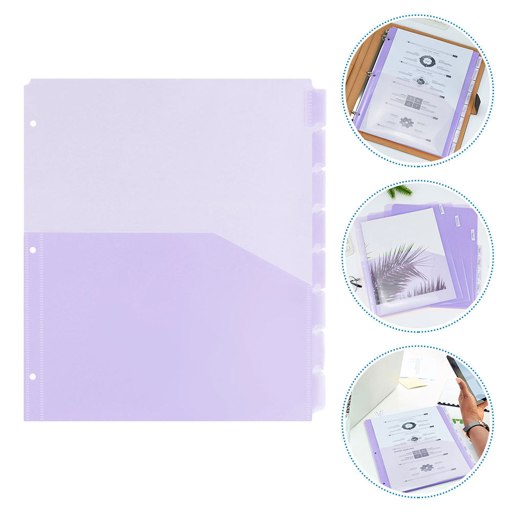 Tab Divider A4 - 2 ensembles de séparateurs de classeur
