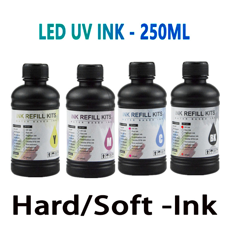 Fountain Pen Bottled Ink - Encre UV dure LED UV, 250ML/bouteille,
