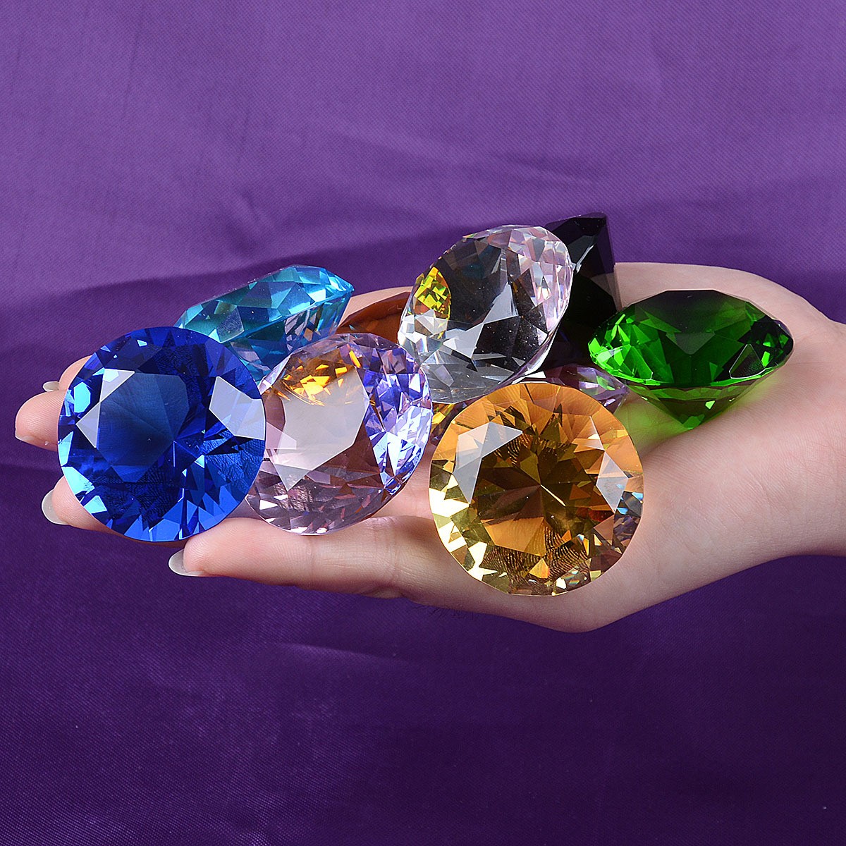 Paper Weight Crystal - Presse-papier décoratif en forme de diamant