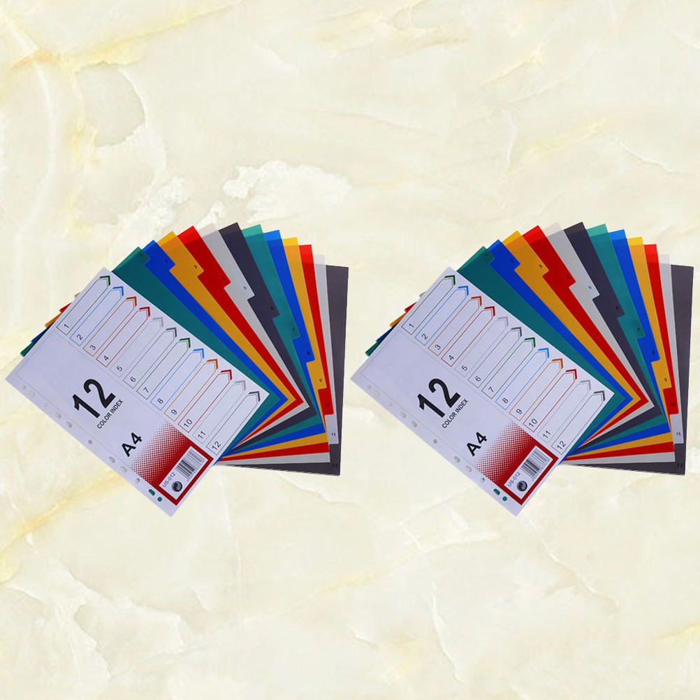 2 pièces de recharges de papie - Tab Divider A4 avis et prix